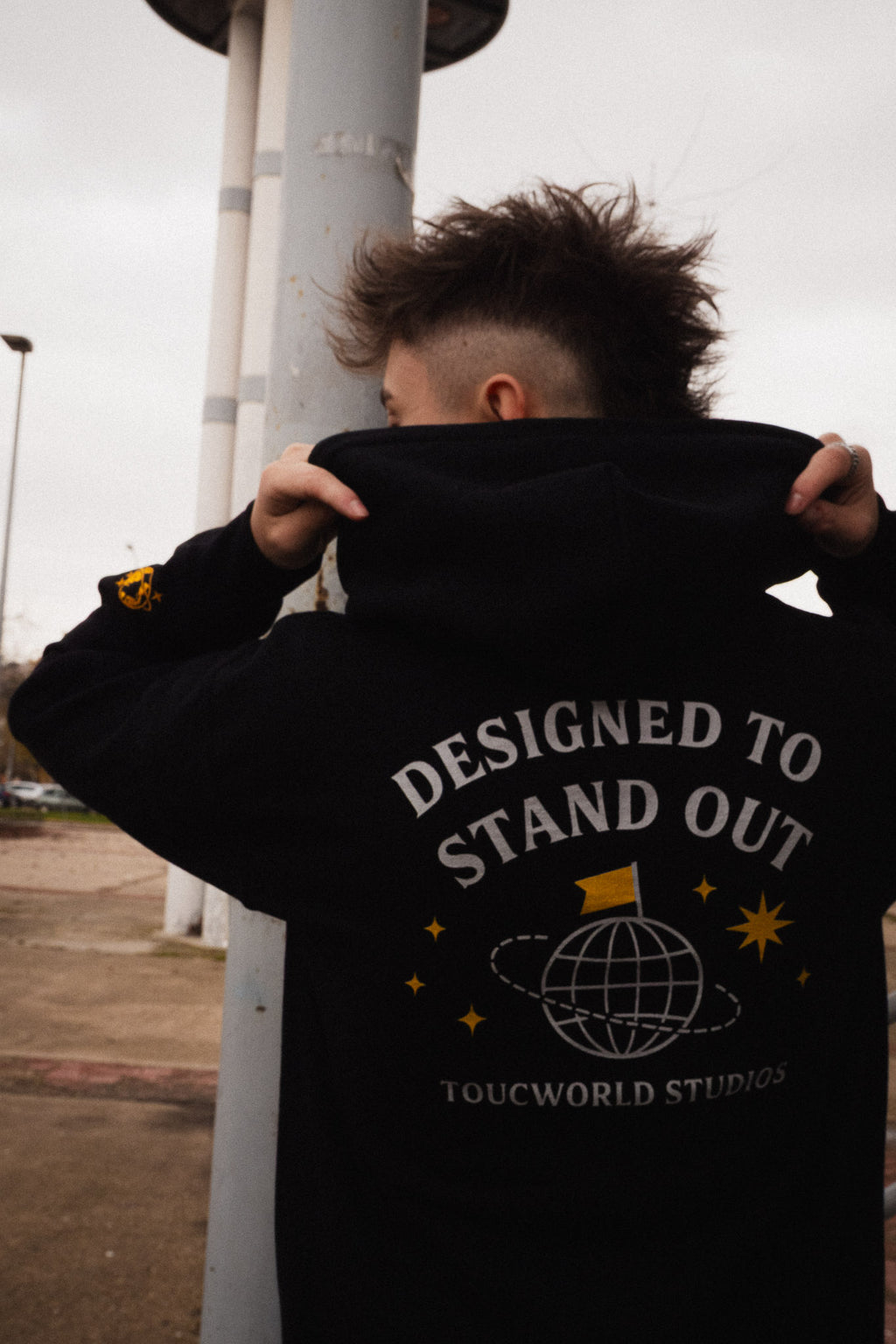Toucworld® Essential Hoodie – Designed to Stand Out (Black Edition)