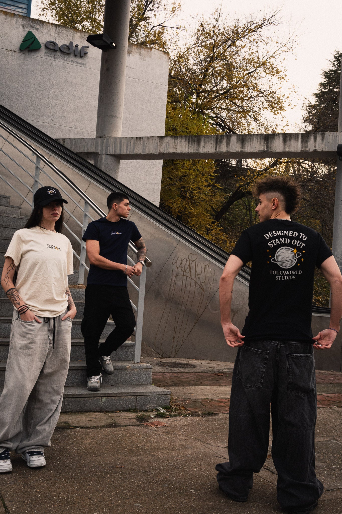 Toucworld® Essential Tee — Noir Statement Edition